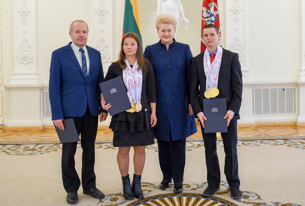 Lietuvos Respublikos Prezidentė pasveikino sportininkus