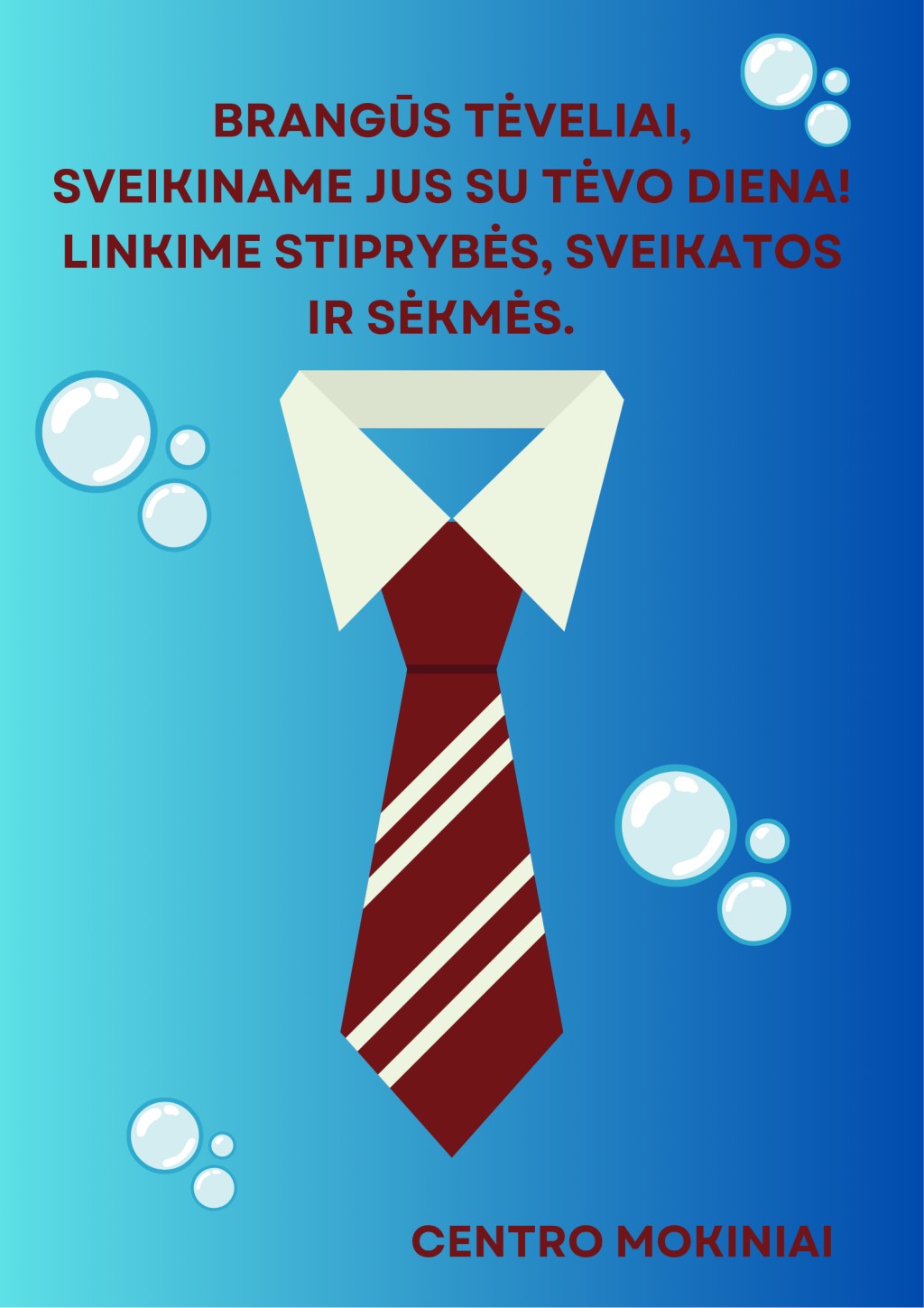 Sveikinimas Tėvo dienos proga